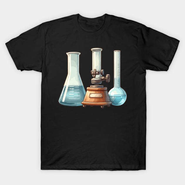 Bunsen and Beakers T-Shirt by Siha Arts
